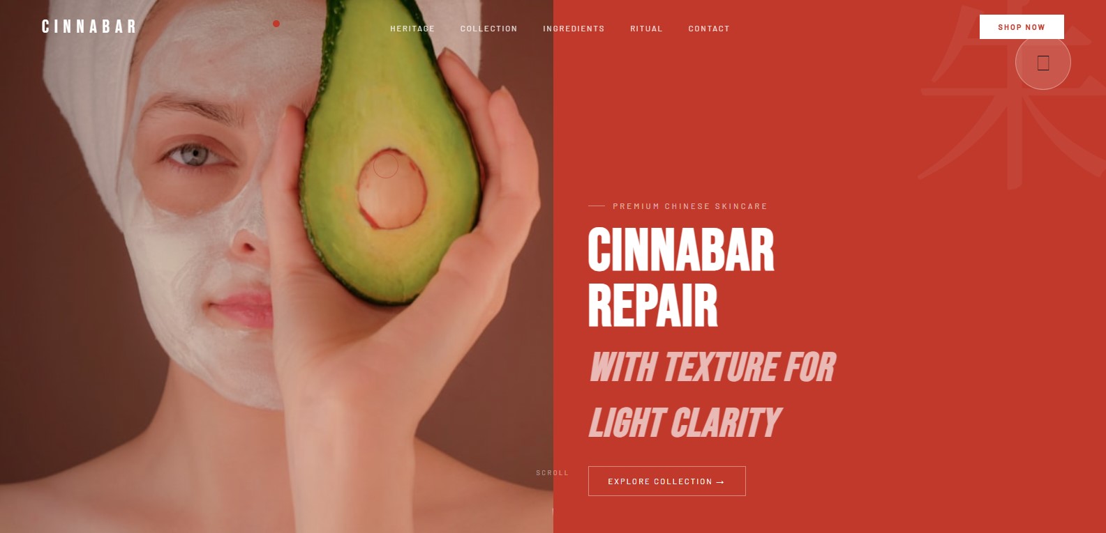 Cinnabar website preview